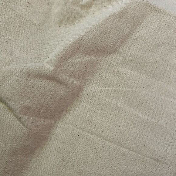 Tory Burch Canvas Drawstring Dust Bag | Logo Storage Pouch Neutral Beige - Picture 6 of 7